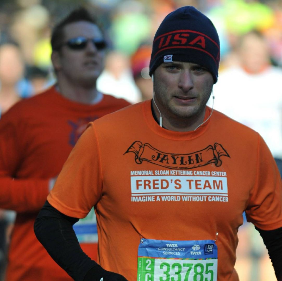 My brother BRIAN HELLER in NYC Marathon 2014